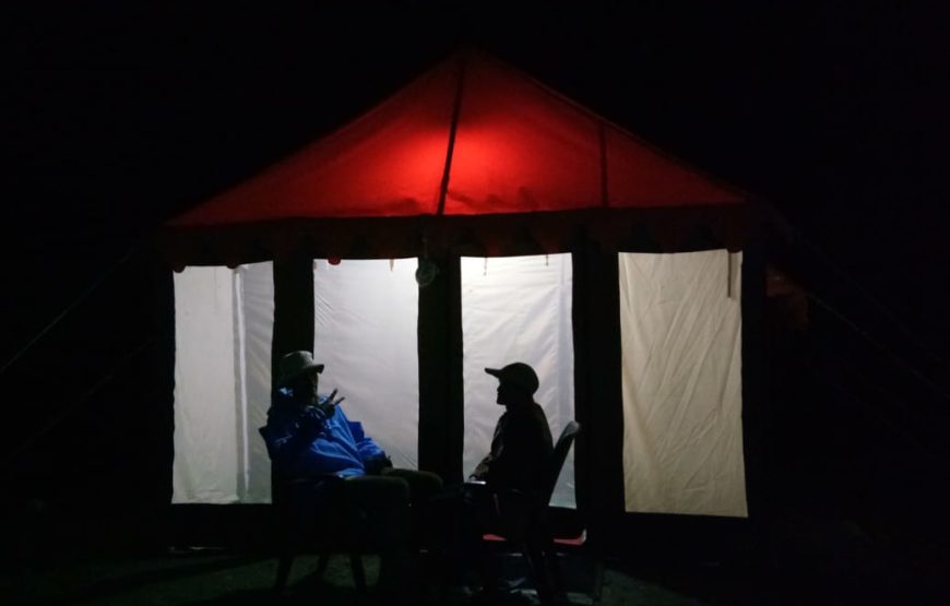 Camping at Solang Valley