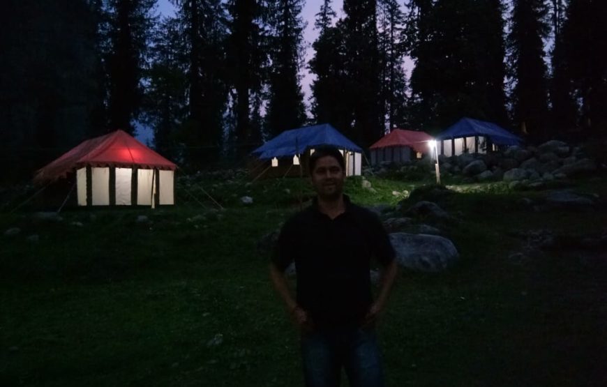 Camping at Solang Valley